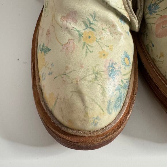 NWOT FREE PEOPLE Santa Fe Floral Lace Up Combat Boots 40 9 9.5 - Picture 4 of 9